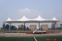 泰安第六中學體育看臺膜結(jié)構-泰安膜結(jié)構